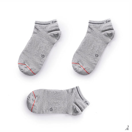 CALVIN KLEIN COTTON ANKLE 3 - PACK SOCKS SU18 - Runner