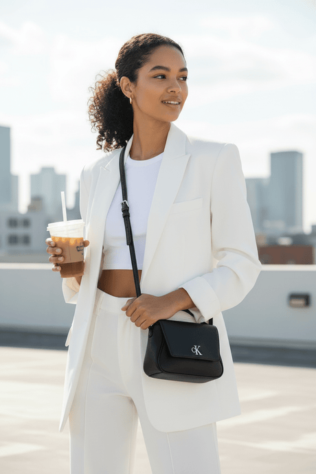CALVIN KLEIN Mini Top Handle-Shoulderbag-Black- CB27 - Runner