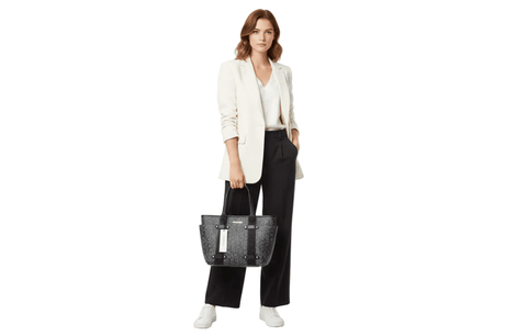 Calvin Klein Monogram Satchel HANDBAG CB95 - Runner