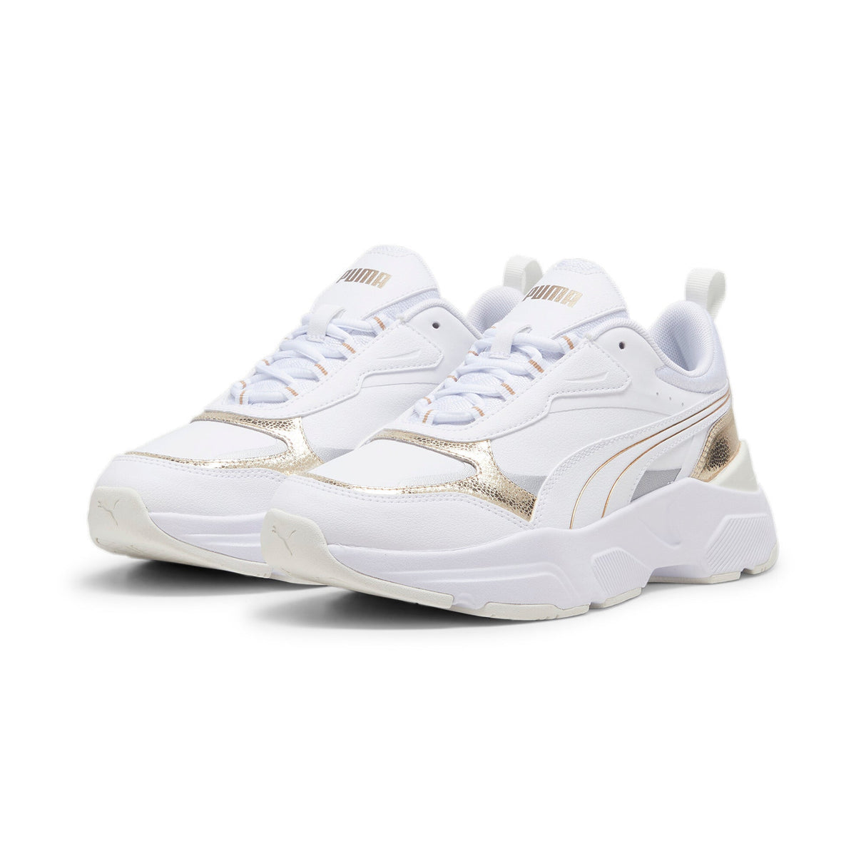 CASSIA METALLIC SHINE PUMA WHITE - PUMA GO - Runner