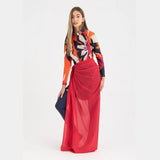 Chiffon Wrap - Fuschia - Runner