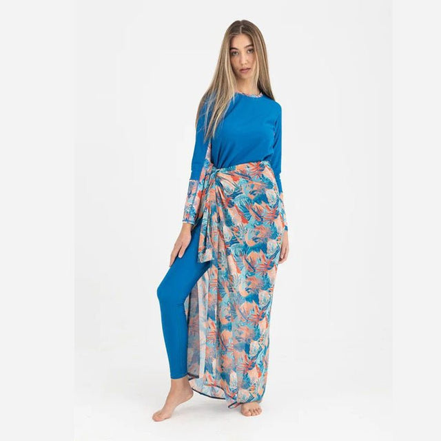 Chiffon Wrap - Tropical - Runner