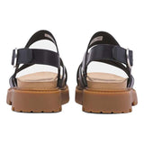CLAIREMONT WAY BACKSTRAP SANDAL BLACK FULL GRAIN - Runner