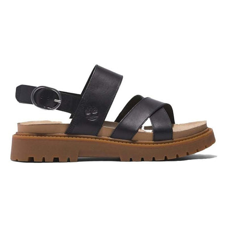 CLAIREMONT WAY BACKSTRAP SANDAL BLACK FULL GRAIN - Runner