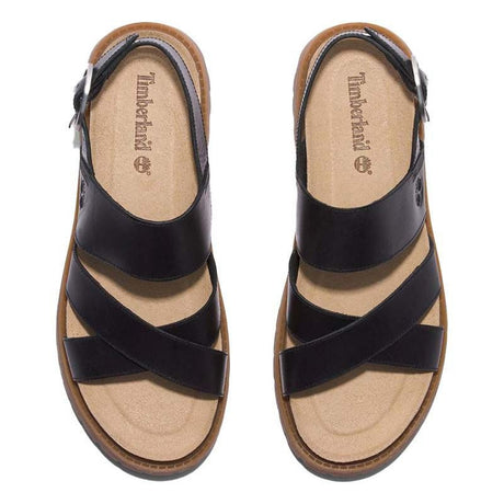 CLAIREMONT WAY BACKSTRAP SANDAL BLACK FULL GRAIN - Runner