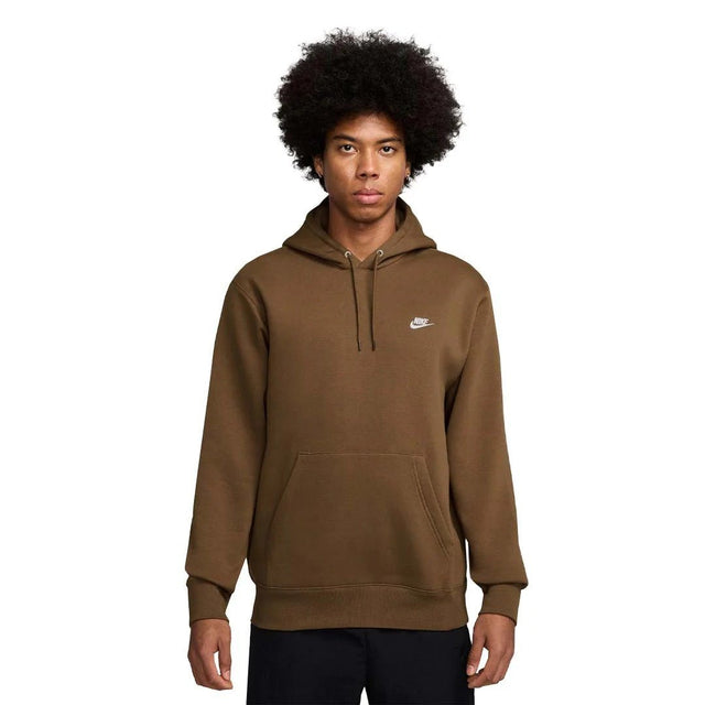 Club Men's Fleece Hoodie with No Zipper - Runner