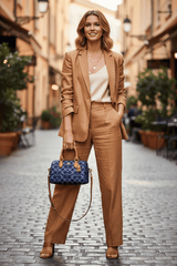 COACH Mini Rowan Crossbody Bag In Blocked Signature HB3 - Runner