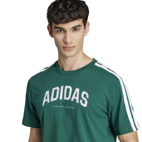 Codes Collegiate Linear Graphic Tee - Runner