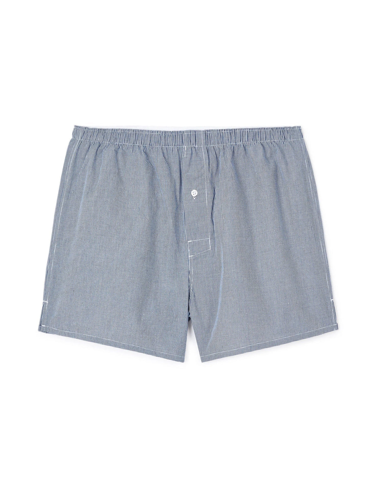 Cotton Short Pajamas - Navy - Runner