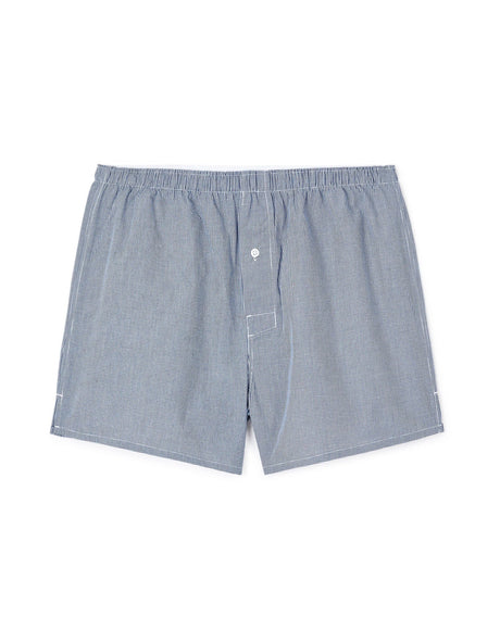 Cotton Short Pajamas - Navy - Runner
