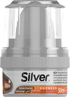 Cream polish for shoes and all types of leather, transparent, 50 ml. SI13 - Runner