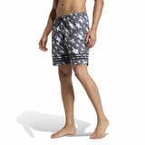Denim Graphic 3 Stripes Swim Shorts 8 - Inch - Runner