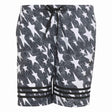 Denim Graphic 3 Stripes Swim Shorts 8 - Inch - Runner