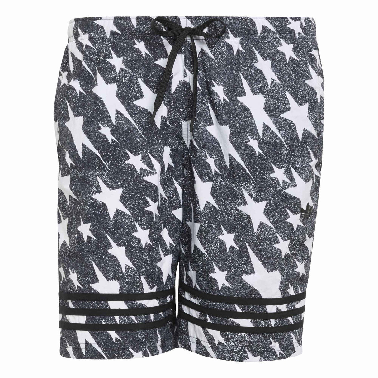 Denim Graphic 3 Stripes Swim Shorts 8 - Inch - Runner