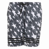 Denim Graphic 3 Stripes Swim Shorts 8 - Inch - Runner