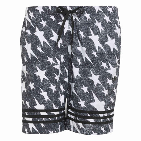 Denim Graphic 3 Stripes Swim Shorts 8 - Inch - Runner