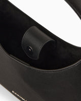 EMPORIO ARMANI ASV micro - grain recycled leather hobo Bag EAB21 - Runner