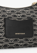 EMPORIO ARMANI Lilly Logo Nero Ecru Baguette Bag EAB19 - Runner