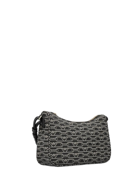 EMPORIO ARMANI Lilly Logo Nero Ecru Baguette Bag EAB19 - Runner