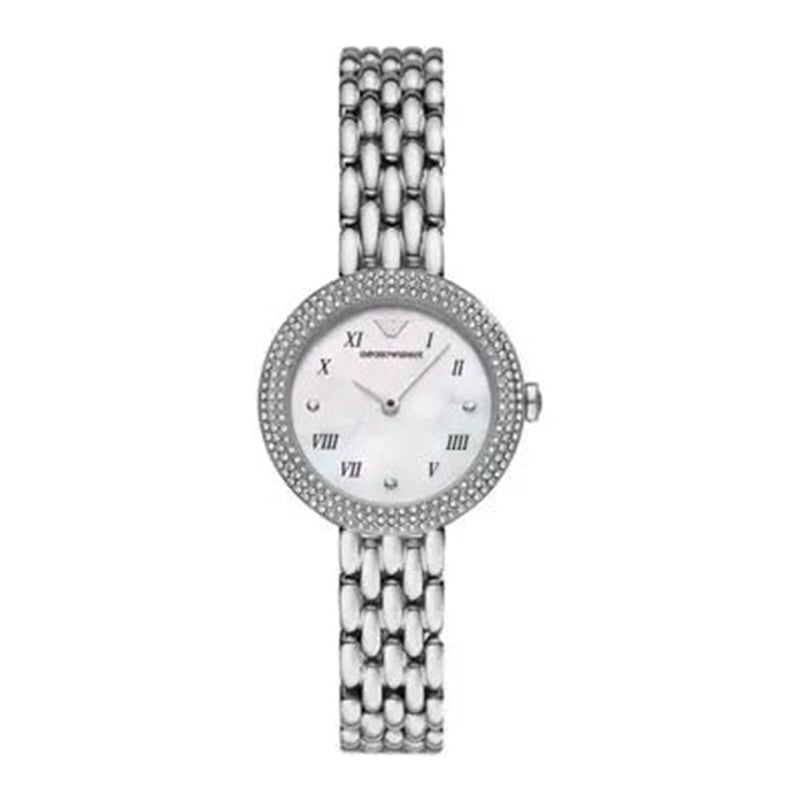 Emporio Armani Rosa Two - Hand Stainless Steel Watch Ar11354 AAW5 - Runner