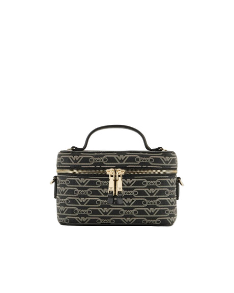 EMPORIO ARMANI Washbag with all - over monogram print Bag EAB20 - Runner