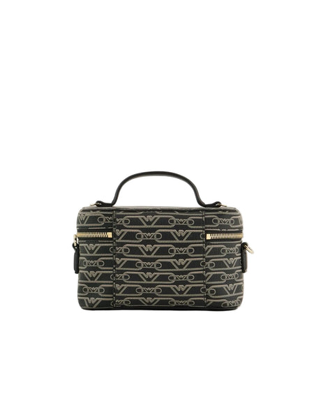 EMPORIO ARMANI Washbag with all - over monogram print Bag EAB20 - Runner