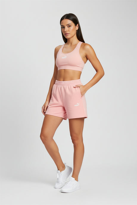 ESS Small No. 1 Logo 5'' High - Waist Shorts Women - Runner