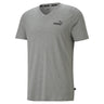 ESS V Neck Tee Medium Gray Heather - Runner