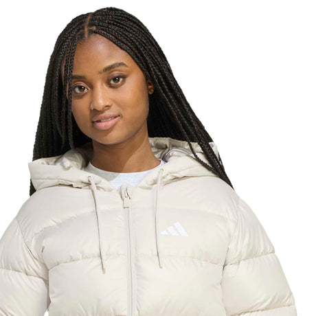 Essentials CLIMAWARM Synthetic Down Puffer Hooded Jackets - Runner