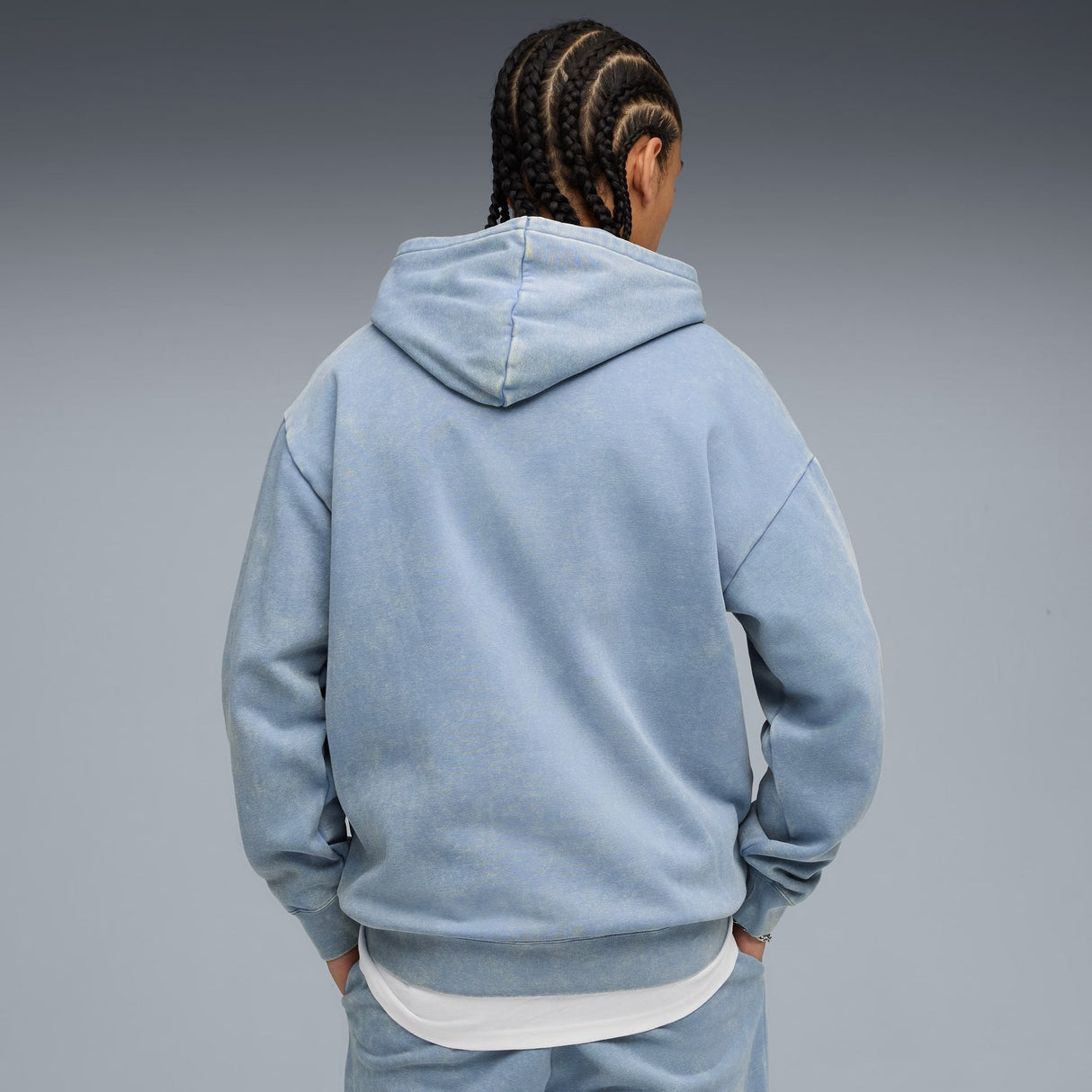 Essentials Elevated Relaxed Wash Hoodie Men - Runner