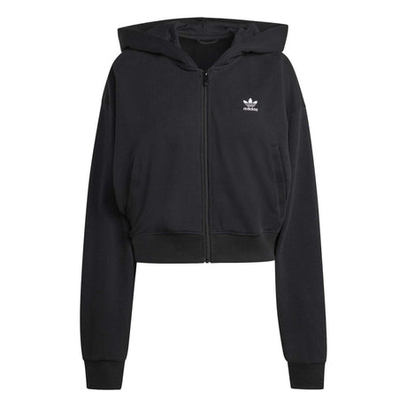 ESSENTIALS FRENCH TERRY CROPPED ZIP HOODIE - Runner