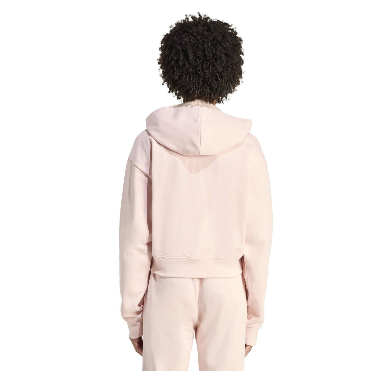 ESSENTIALS FRENCH TERRY CROPPED ZIP HOODIE - Runner