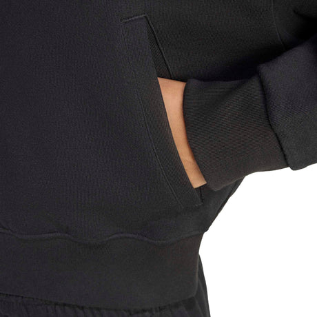 ESSENTIALS FRENCH TERRY CROPPED ZIP HOODIE - Runner