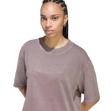 Essentials Linear Boyfriend T-Shirt Oversized Washed - Runner