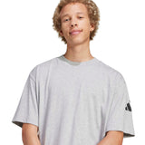 Essentials Loose Fit 3 Bar Logo T-Shirt - Runner