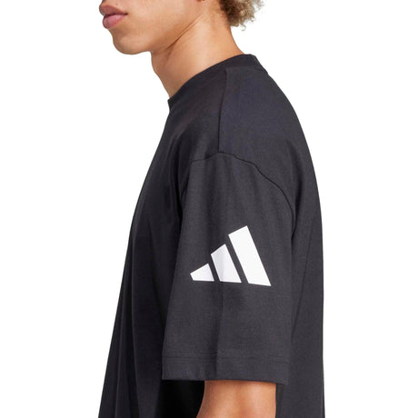 Essentials Loose Fit 3 Bar Logo T-Shirt - Runner