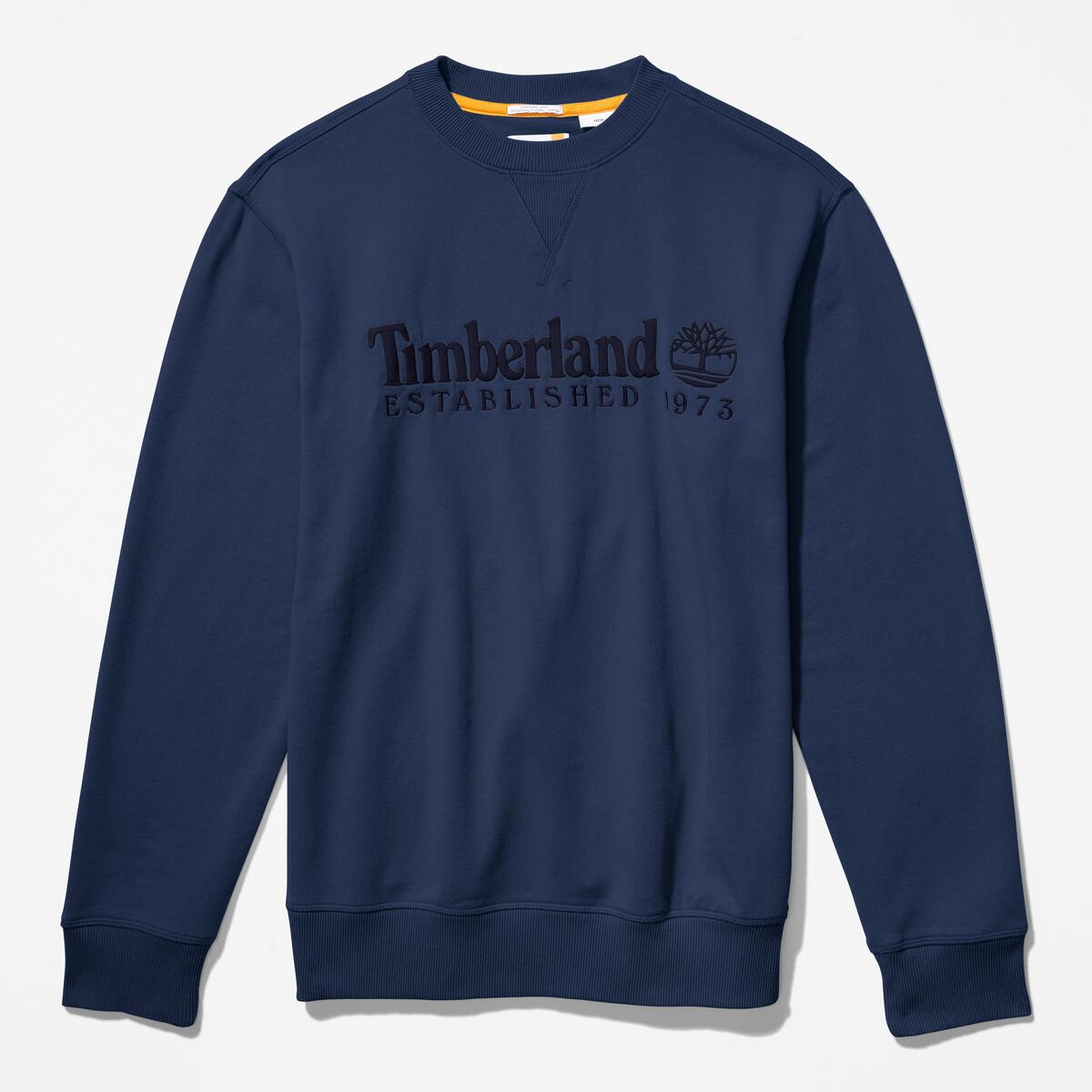 Established 1973 Embroidered Logo Crew Neck Sweatshirt - Runner