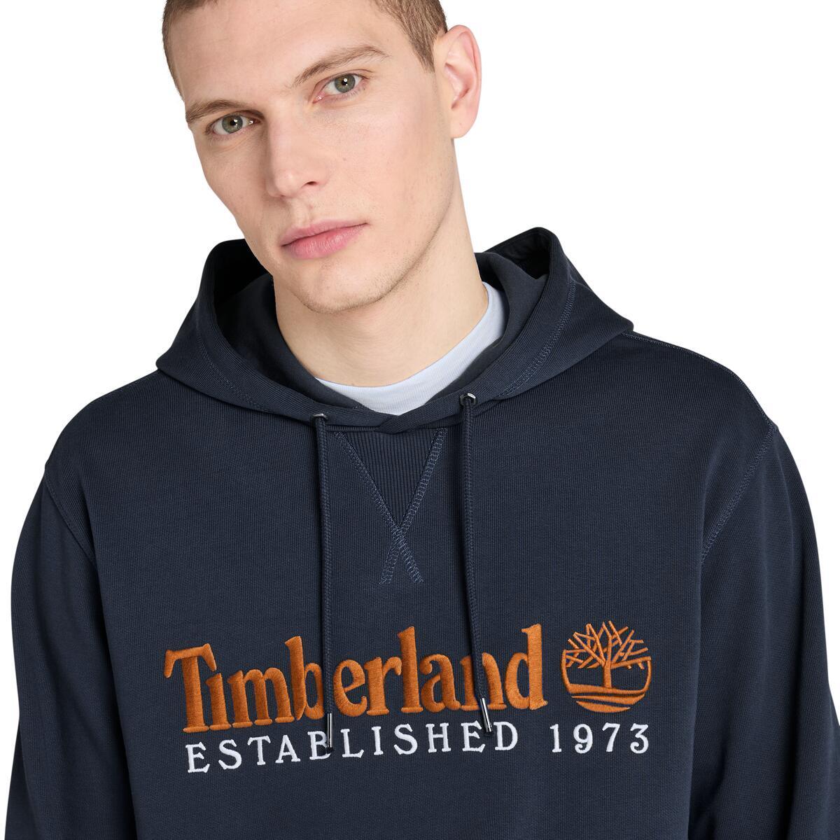 Established 1973 Embroidered Logo Loopback Hoodie - Runner