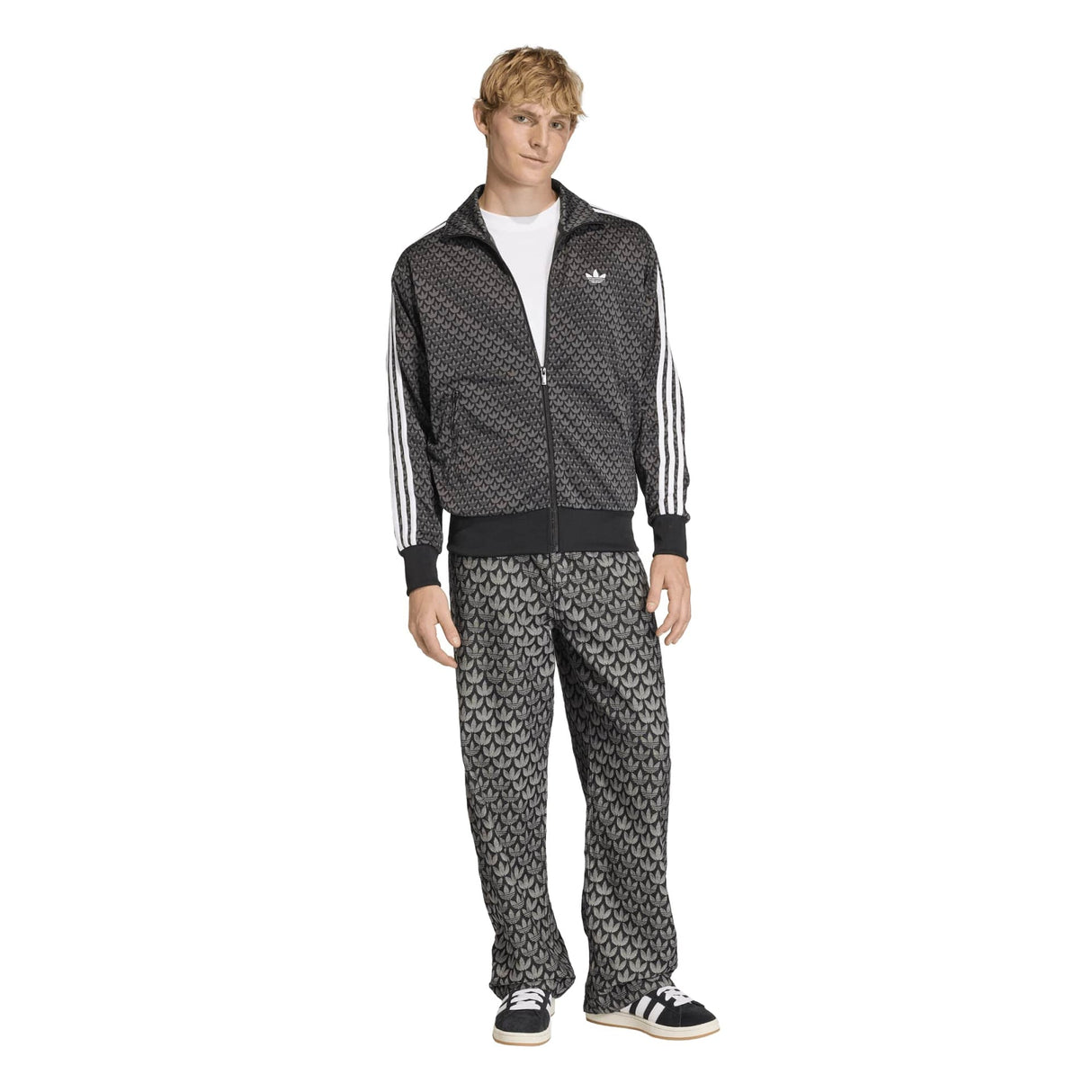 FIREBIRD LOOSE MONOGRAM TRACK TOP - Runner