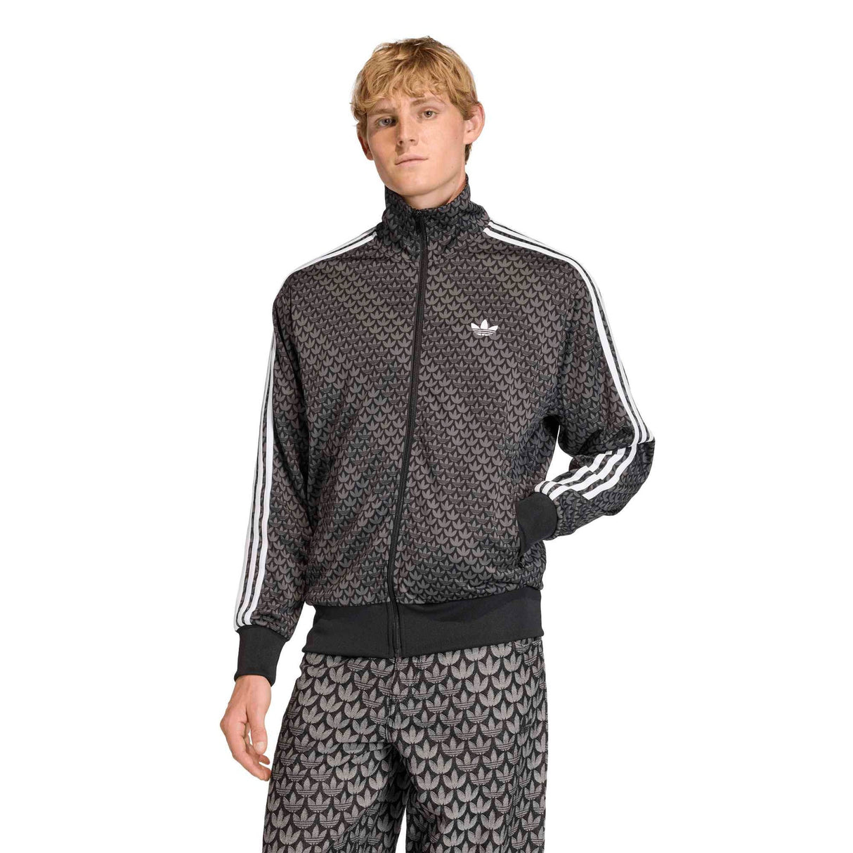 FIREBIRD LOOSE MONOGRAM TRACK TOP - Runner