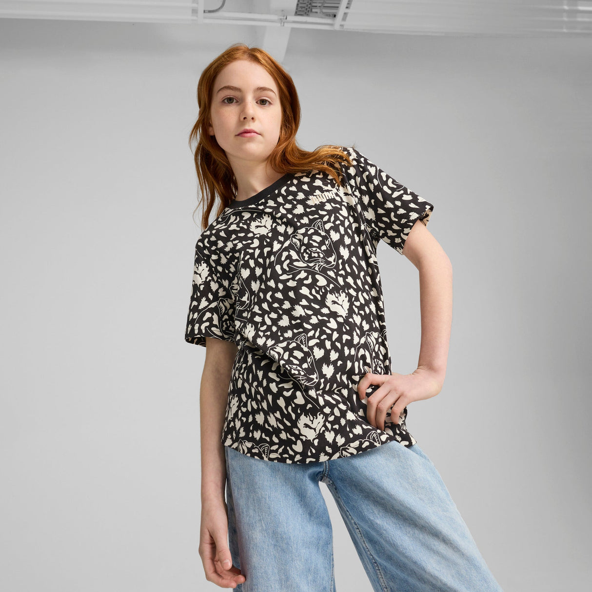 FLAMING LOVE AOP Tee - Runner