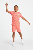 FLAMING LOVE AOP Tee - Runner