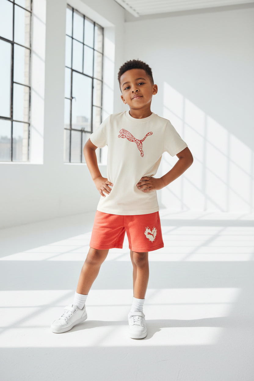 FLAMING LOVE Tee and - Runner