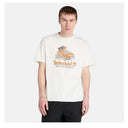 Front Boot Graphic Tee Vintage White - Runner