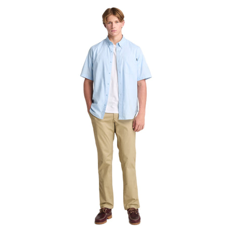 Gale River Yarn Dyed Oxford Short Sleeve Shirt - Runner