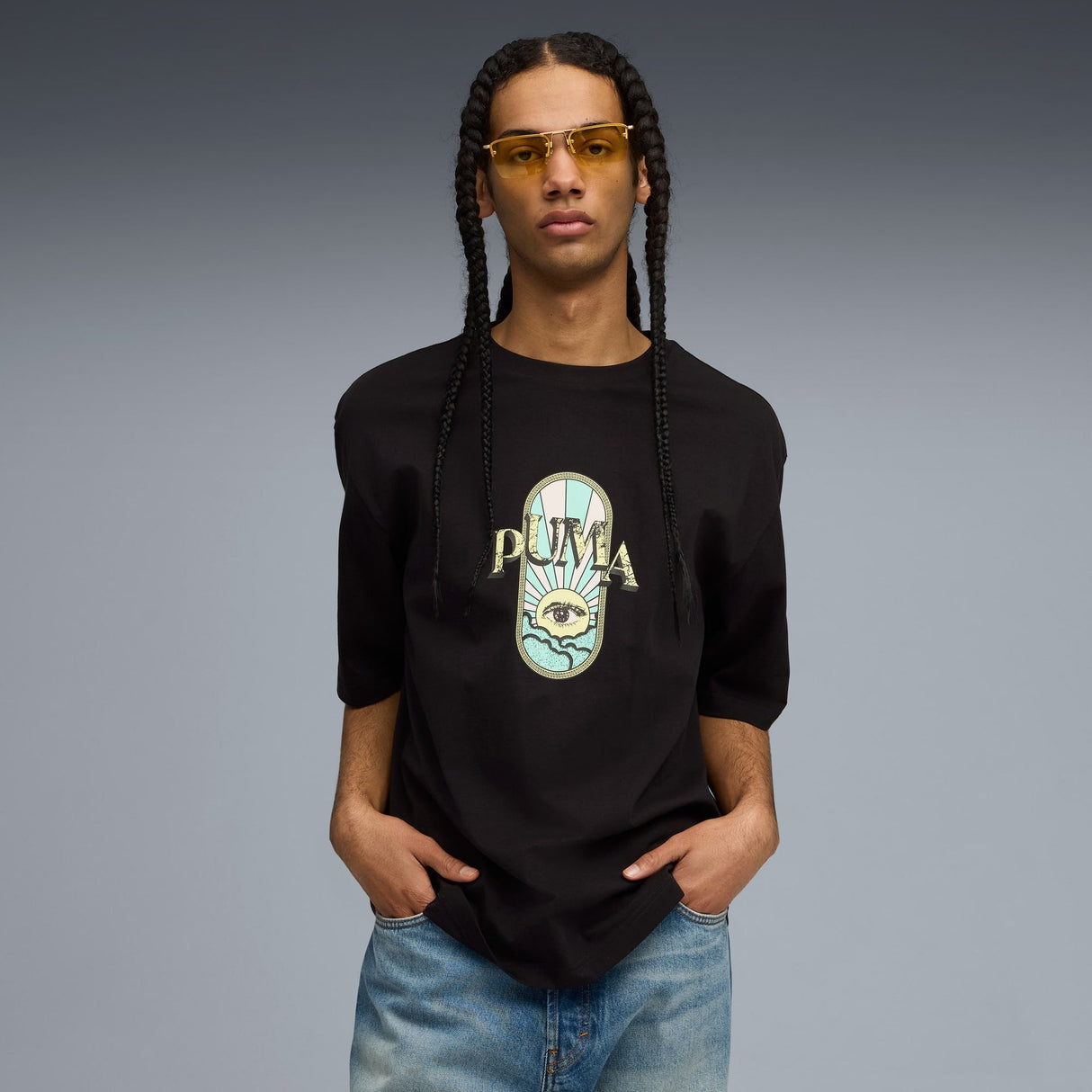 Graphic PUMA Fest Boxy Tee Men - Runner