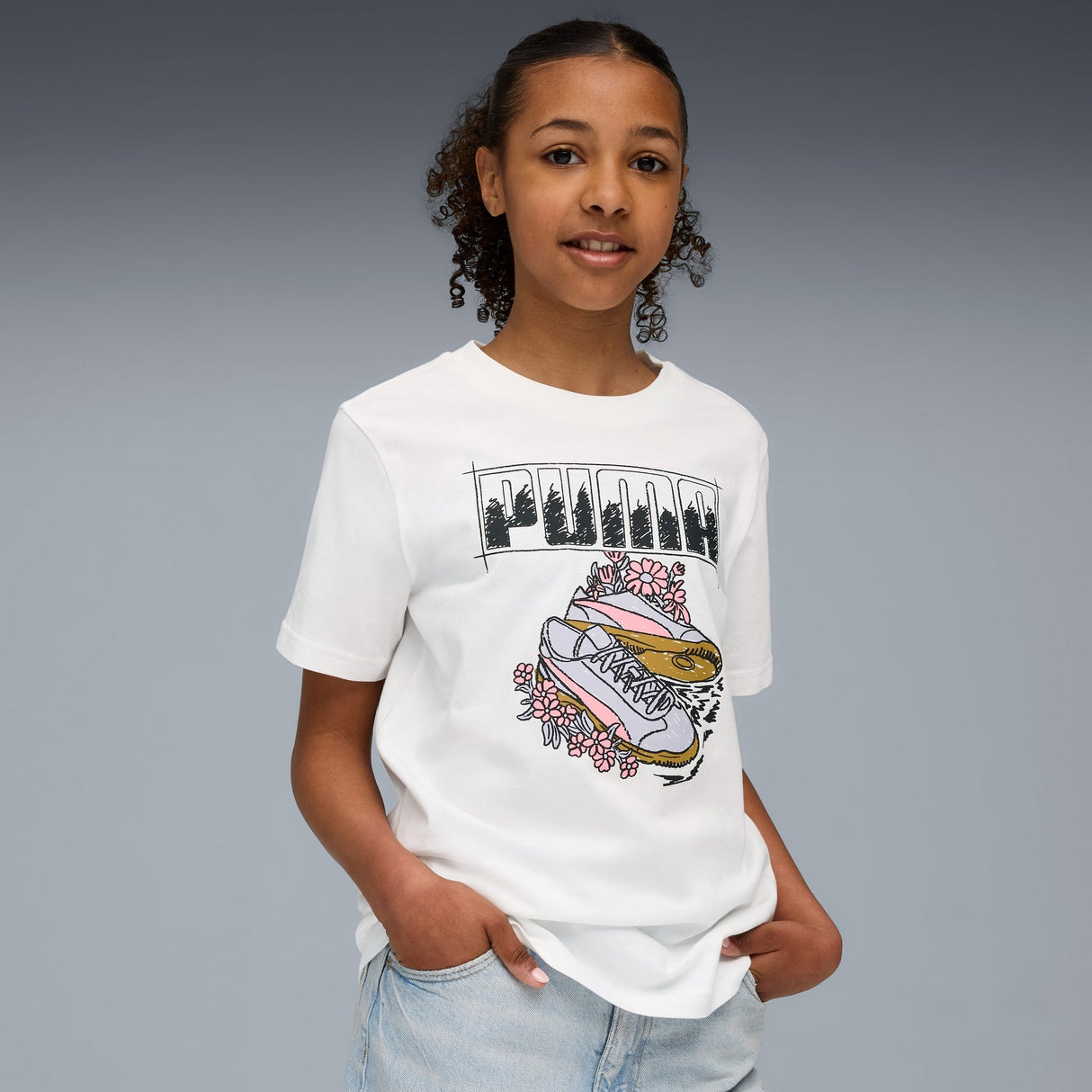 Graphic Sneaker T-shirt Youth - Runner