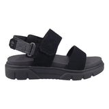 GREYFIELD SANDAL BACKSTRAP SANDAL BLACK SUEDE - Runner