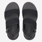GREYFIELD SANDAL BACKSTRAP SANDAL BLACK SUEDE - Runner