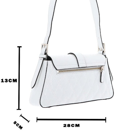 Guess Adi Flap Shoulder Bag - WHITE - GB223 - Runner